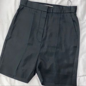 Stella McCartney Black Wool Twill Shorts
